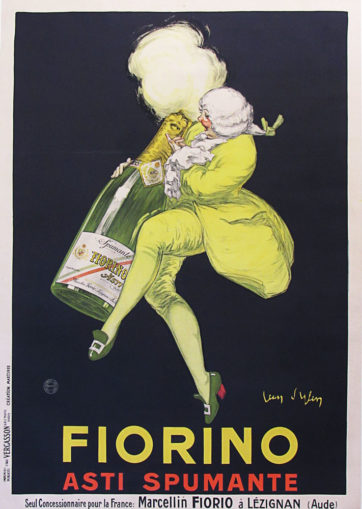 Original Jean D'ylen poster Fiorino Asti Spumanti
