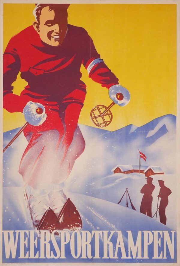 Weersportkampen (Nazi ski poster)