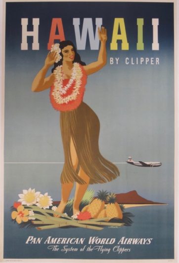 Hawaii by Clipper poster
