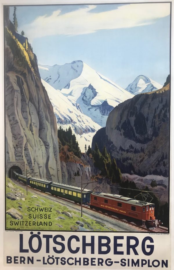 Swiss travel poster