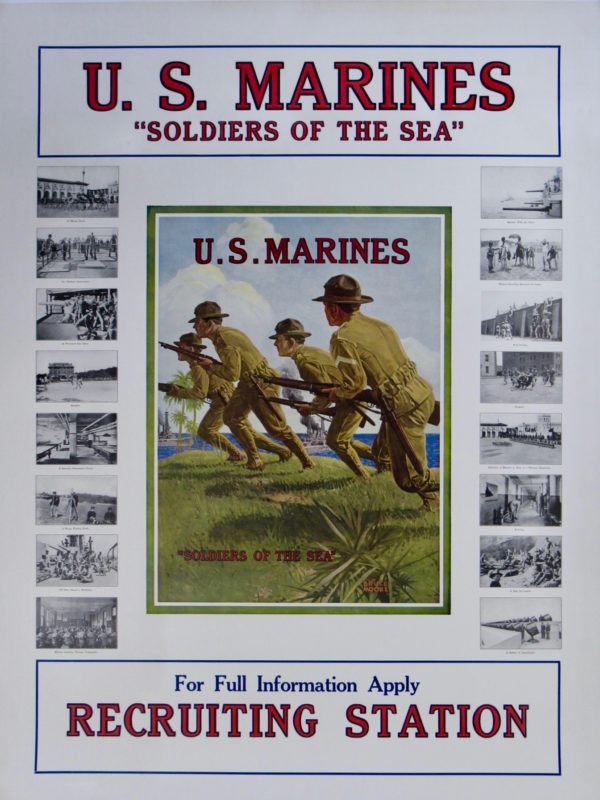 US Marines Soldiers Of the Sea Recruiting Station