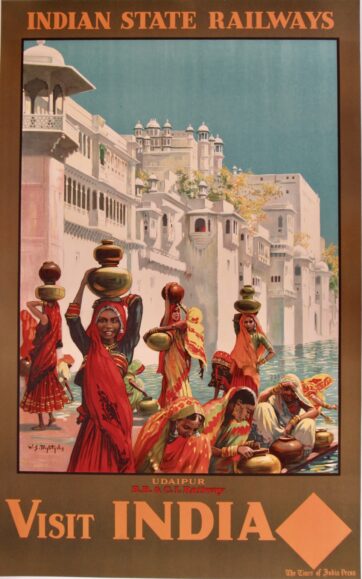 Udaipur travel poster